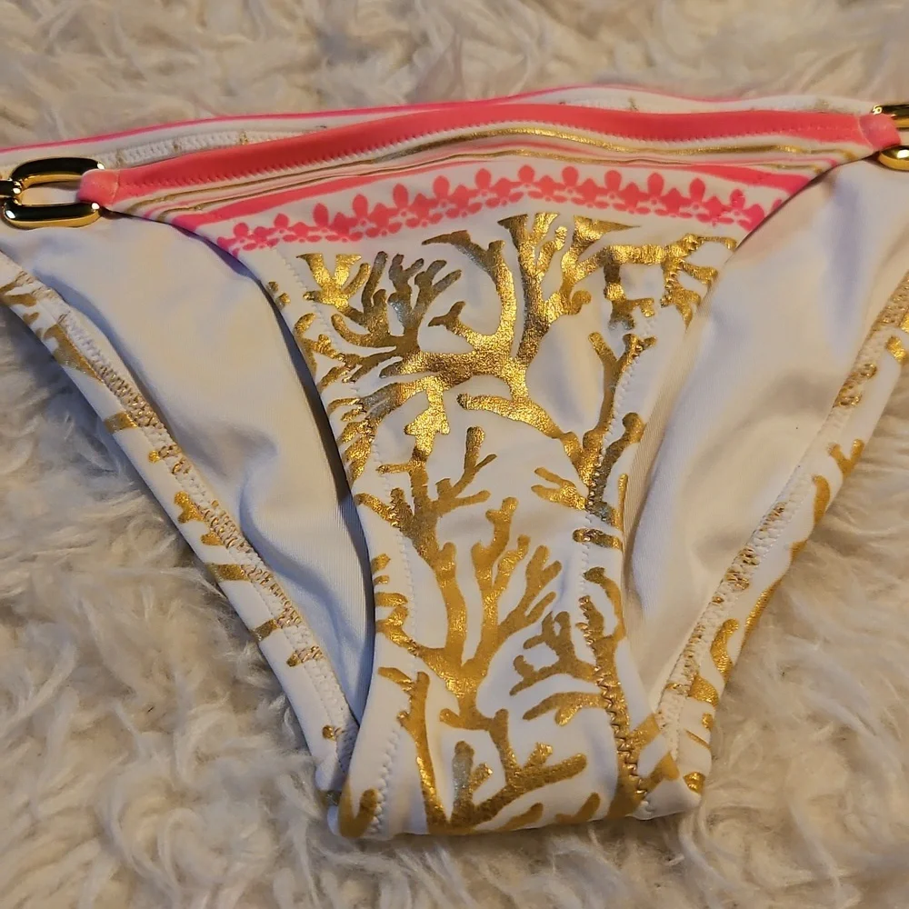 2011 Vintage Victorias Secret Tropical Print Bikini Set
